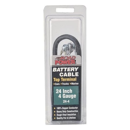 CCI Maximum Energy Battery Cable, 4 AWG Wire, Black Sheath 24-4